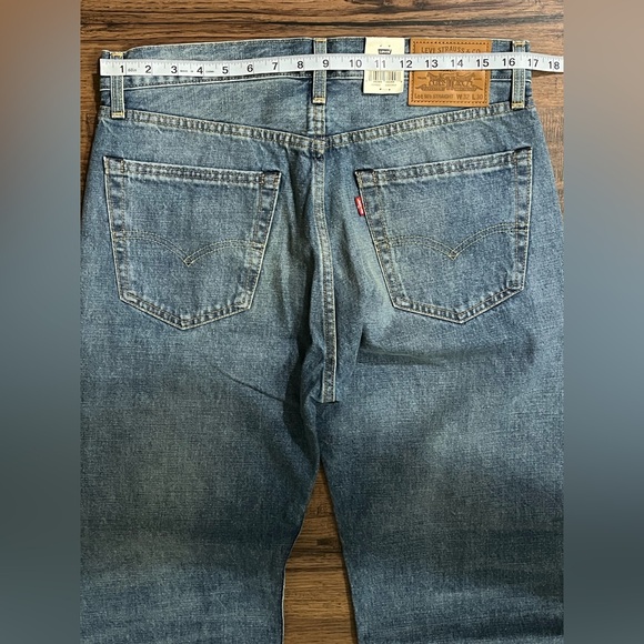 Levi’s Premium 50s Distressed Selvedge Straight Jeans ‘Blue’ (size mens W32xL30) - Picture 13 of 14
